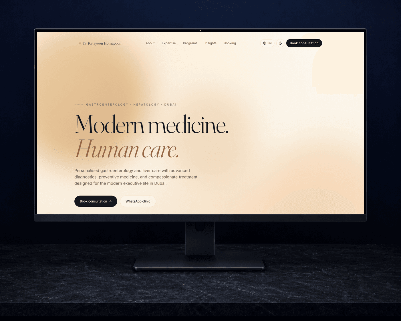 Dr. Katayoon Homayoon — Medical Website
