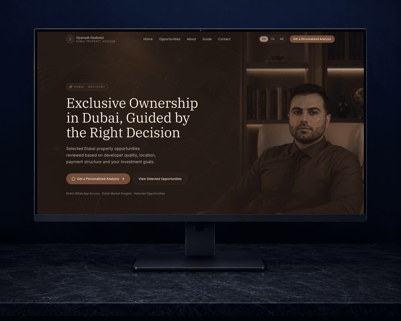 Siyavush Hashemi — Dubai Property Advisory